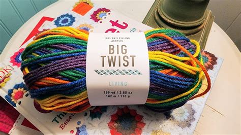 Big Twist Living Yarn in Charcoal Variegated, Anti-Pilling Acrylic Yarn, Crochet, Knitting, Yarn (264) 6. . Big twist living yarn